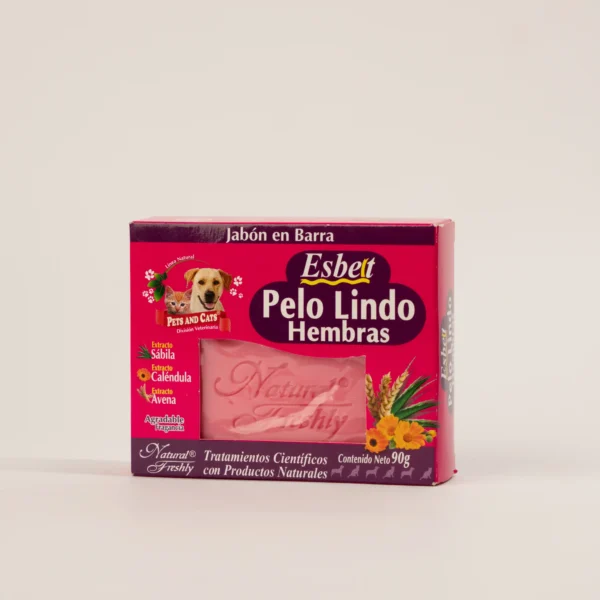 Jabón en barra Pelo lindo Hembras Natural Freshly - 90 gr