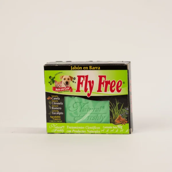 Jabón en barra Fly free Natural Freshly - 90 gr