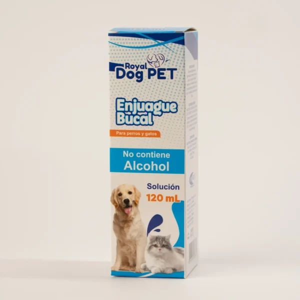Enjuague bucal Royal Dog Pet (sin alcohol) - 120 ml